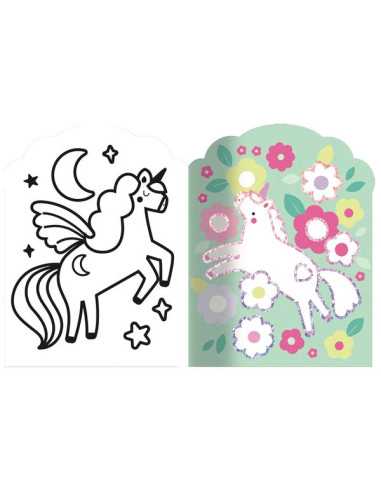 Coloriages fluos Petites licornes -... Coloriages fluos Petites licornes -...