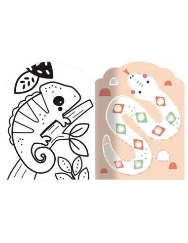 Coloriages fluos Animaux de la savane... Coloriages fluos Animaux de la savane...