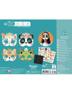 Masques Kawaii à décorer -... 2