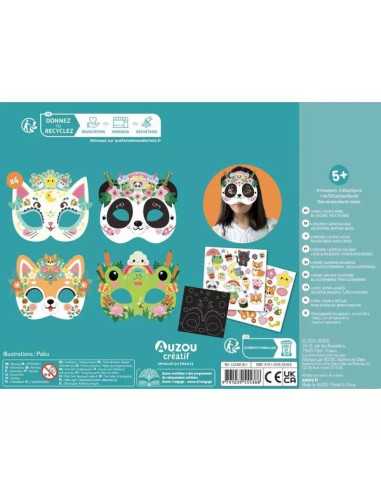 Masques Kawaii à décorer - Auzou Masques Kawaii à décorer - Auzou