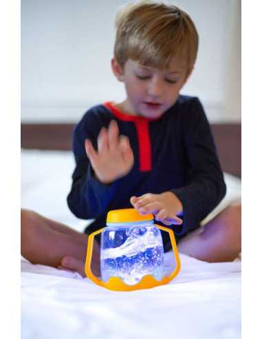 Bocal de jeu sensoriel orange - Glo Pals Bocal de jeu sensoriel orange - Glo Pals