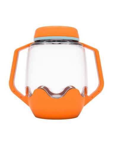 Bocal de jeu sensoriel orange - Glo Pals
