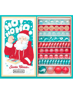 Coffret de 63 billes Santa... 2