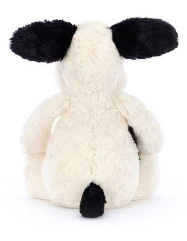 Peluche chiot noir et crème - Jellycat Peluche chiot noir et crème - Jellycat
