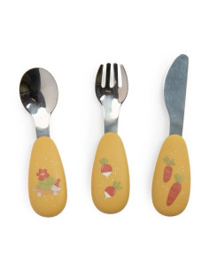 Set couverts silicone Trois...
