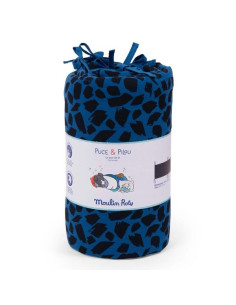 Tour de lit bleu Puce &...