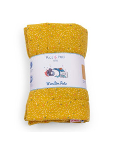 Plaid jaune Puce & Pilou -...