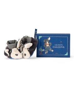 Chaussons chien Puce bleu...