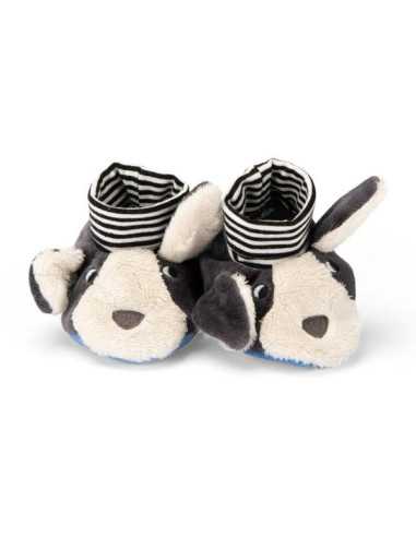Chaussons chien Puce bleu Puce &... Chaussons chien Puce bleu Puce &...