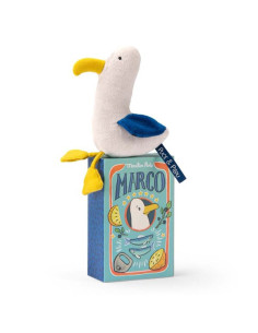 Poupée hochet goéland Marco...