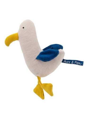 Poupée hochet goéland Marco Puce &... Poupée hochet goéland Marco Puce &...