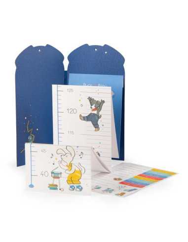 Toise carnet Puce & Pilou - Moulin Roty Toise carnet Puce & Pilou - Moulin Roty