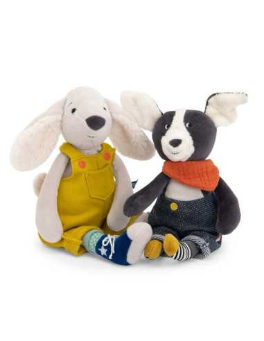 Poupée chien Puce bleu Puce & Pilou -... Poupée chien Puce bleu Puce & Pilou -...