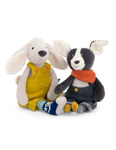 Poupée chien Pilou jaune Puce & Pilou... Poupée chien Pilou jaune Puce & Pilou...