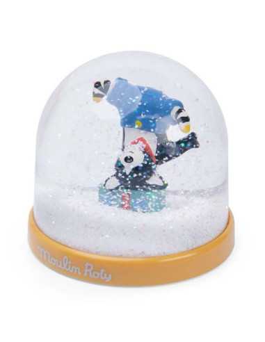 Boule à neige Puce & Pilou - Moulin Roty Boule à neige Puce & Pilou - Moulin Roty