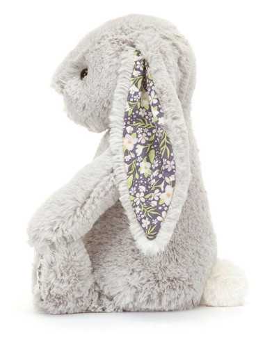 Peluche Lapin argent Fleur - Jellycat Peluche Lapin argent Fleur - Jellycat
