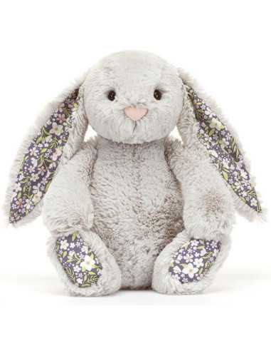Peluche Lapin argent Fleur - Jellycat Peluche Lapin argent Fleur - Jellycat