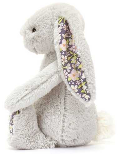 Petite peluche Lapin argent Fleur -... Petite peluche Lapin argent Fleur -...