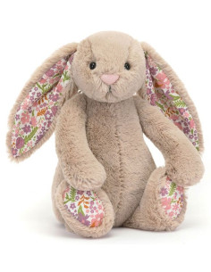 Petite peluche Lapin beige Pétale