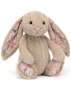 Peluche Lapin beige Pétale...