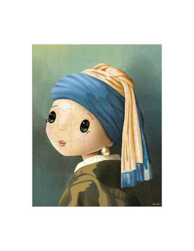 Puzzle inspiré de Vermeer 100 pièces... Puzzle inspiré de Vermeer 100 pièces...