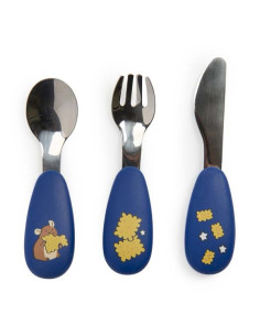 Set couverts silicone Puce...