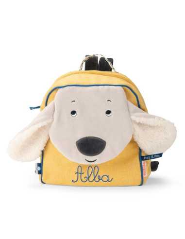Sac à dos Pilou jaune Puce & Pilou -... Sac à dos Pilou jaune Puce & Pilou -...