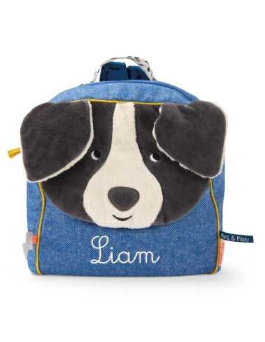 Sac à dos Puce bleu Puce & Pilou -... Sac à dos Puce bleu Puce & Pilou -...