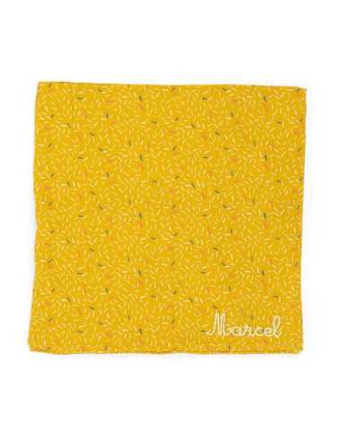 Set de 3 langes imprimés Puce & Pilou... Set de 3 langes imprimés Puce & Pilou...