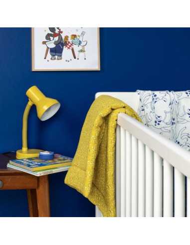 Plaid jaune Puce & Pilou - Moulin Roty Plaid jaune Puce & Pilou - Moulin Roty