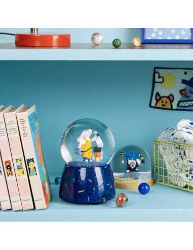 Boule à neige musicale Puce & Pilou -... Boule à neige musicale Puce & Pilou -...