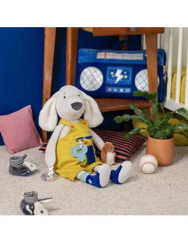 Chaussons chien Puce bleu Puce &... Chaussons chien Puce bleu Puce &...