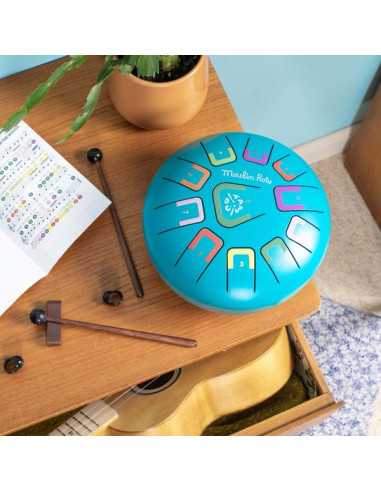 Tambour à languettes Dans la jungle -... Tambour à languettes Dans la jungle -...