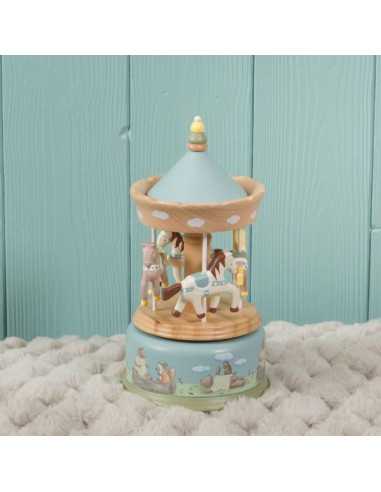 Boite à musique carrousel Léonard le... Boite à musique carrousel Léonard le...