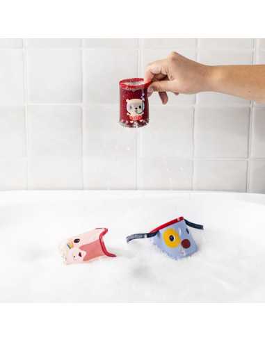 Gobelets de bain Jules - Lilliputiens Gobelets de bain Jules - Lilliputiens