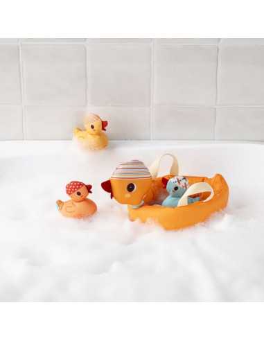 Jouet de bain maman canard et ses... Jouet de bain maman canard et ses...