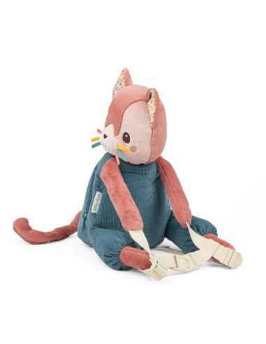 Sac à dos doux Jeanne le chat -... Sac à dos doux Jeanne le chat -...