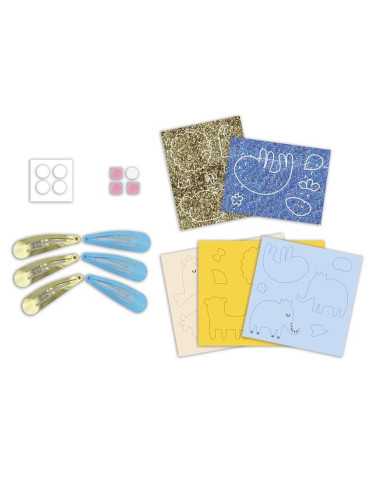 6 barrettes pailletées à créer Exotic... 6 barrettes pailletées à créer Exotic...