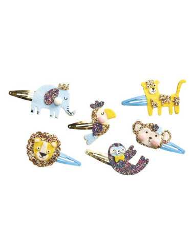 6 barrettes pailletées à créer Exotic... 6 barrettes pailletées à créer Exotic...