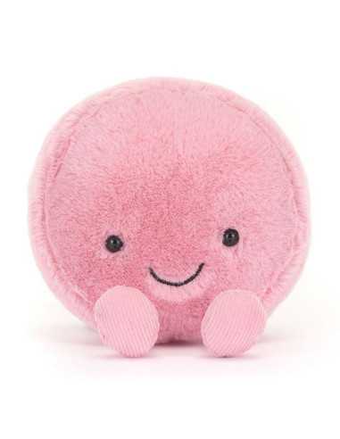 Peluche Mia le macaron à la framboise... Peluche Mia le macaron à la framboise...