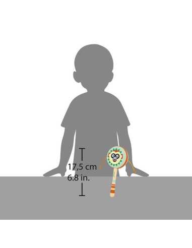 Tambour à mains Singe Gioia - Janod Tambour à mains Singe Gioia - Janod