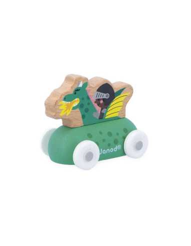 Véhicule roulant chevalier et dragon... Véhicule roulant chevalier et dragon...