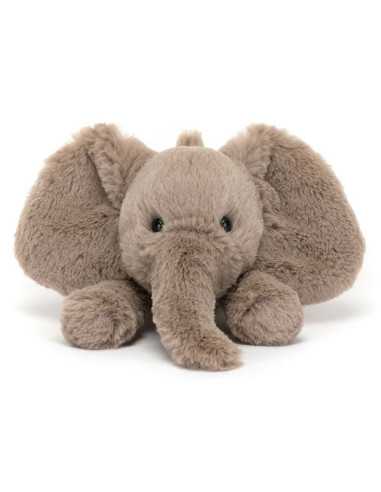 Petite peluche Éléphant allongé -...