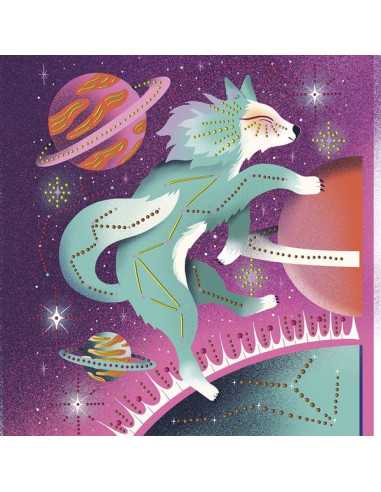 Peinture pointillisme 3D Animaux... Peinture pointillisme 3D Animaux...