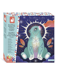 Peinture pointillisme 3D...