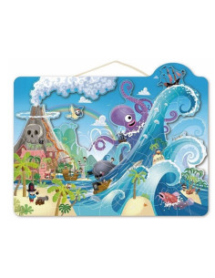 Puzzle magnétique pirates...