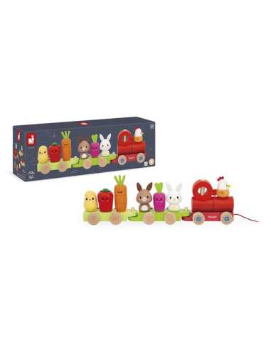 Train à tirer Ferme - Janod Train à tirer Ferme - Janod