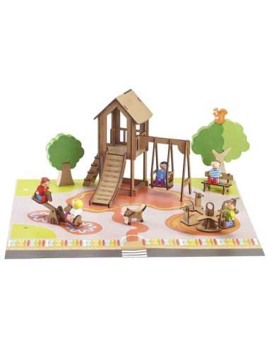 L'aire de jeux 70 pièces - Jeujura L'aire de jeux 70 pièces - Jeujura