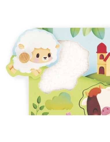 Puzzle tactile Ferme - Janod Puzzle tactile Ferme - Janod