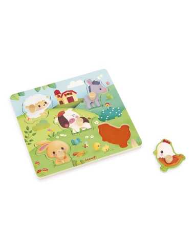 Puzzle tactile Ferme - Janod Puzzle tactile Ferme - Janod